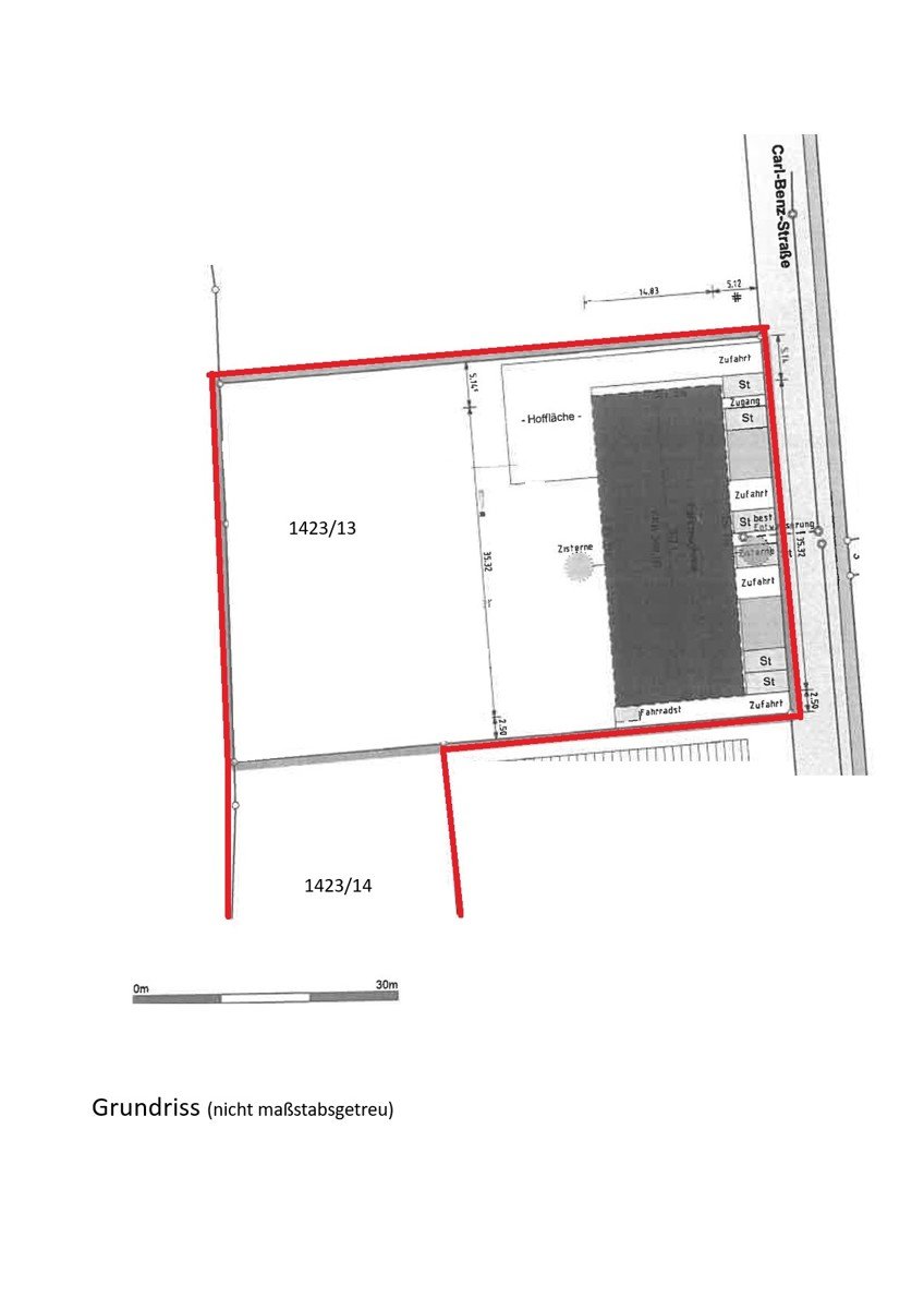 Lageplan Grundstück