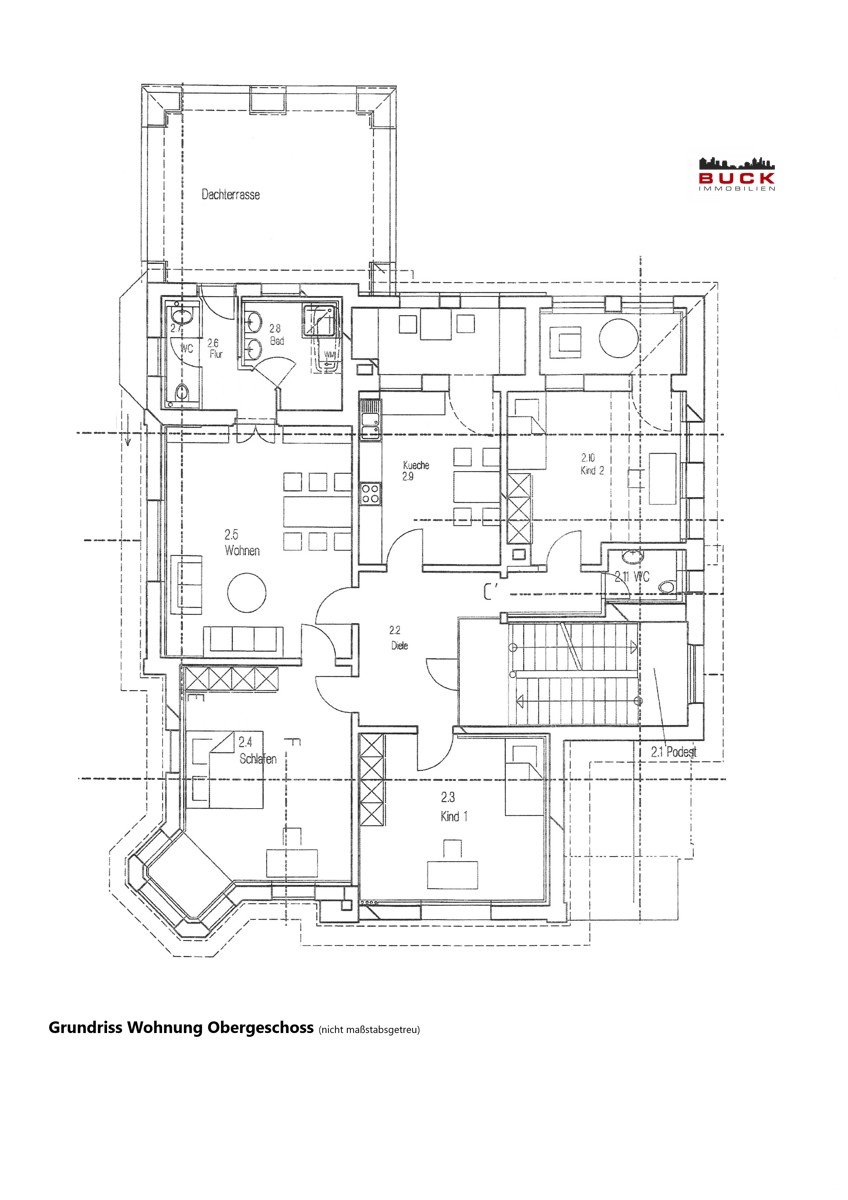 Grundriss Wohnung OG